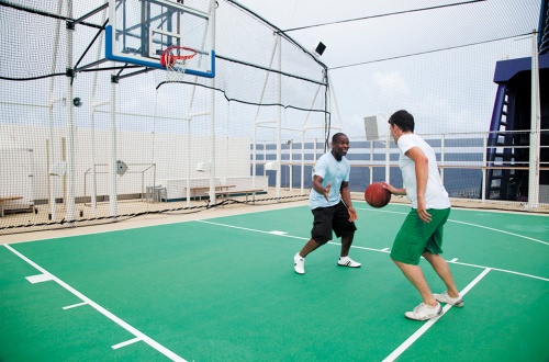 Площадка для игры в баскетбол