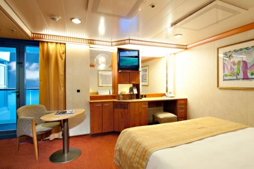 Каюта с балконом на корме (8M)