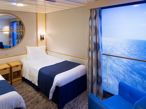 Внутренняя каюта с виртуальным балконом (J)