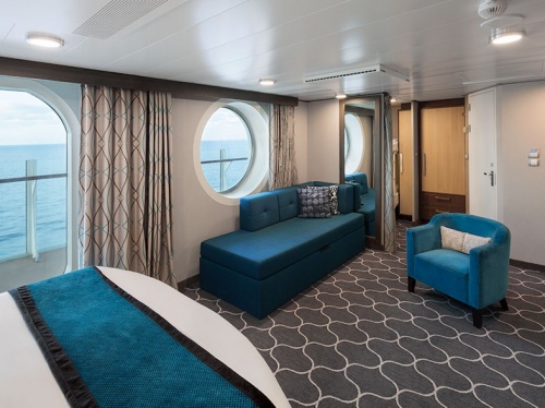 Ультра просторная каюта с балконом (1A)