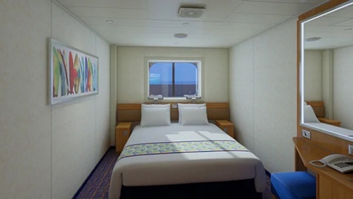 Внутренняя каюта (вид на променад) 4J