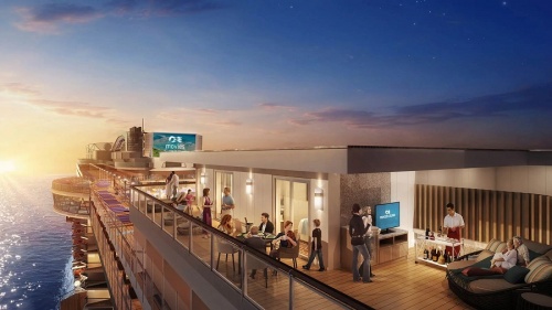 Sky Сьют на верхней палубе (S0)